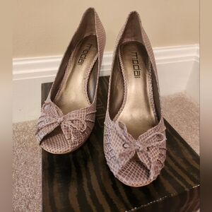Moda Spana Pink High Heel Sophisticated Heels